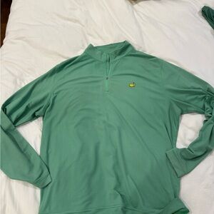 Masters Green Peter Millar Quarter-Zip Pullover
